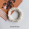 Nuevo anillo de tela de terciopelo de Corea del Sur, anillo para el cabello de terciopelo para intestino grueso, cuerda para el cabello de color dulce, tela de goma de estilo coreano