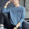 Fabricante Original Sudadera para Hombre Primavera y Otoño Nueva Elegante Versátil Superior Gama Alta Manga Larga Base Sudadera Versátil para Hombre