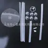 Accesorios para globos bomba de pie de empuje manual hebilla de flor de ciruelo dispensador pegamento acrílico anudador gancho adhesivo papel de enmascarar