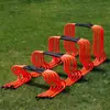 Treliça para treino de futebol com barreiras, treliça pequena para jardim de infância, barra de obstáculos físicos, treliça pequena para treino de atletismo infantil