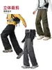 Pantalones Camuflaje Funcionales Sida Lai Te para Hombre Otoño Outdoor Montañismo Senderismo Resistentes al Desgaste Pierna Recta Pantalones de Trabajo Sueltos Casuales