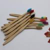Escova de dentes de bambu para hotel, cabo estendido 19 cm, escova de dentes de bambu, cabo de bambu, madeira, saudável, proteção ambiental, escova, cerdas naturais macias