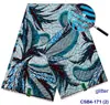 Algodón Africano Ankara Imitación Estampado de Cera Moda Brillo + Cristal Juego de Cera