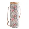 Bolsa portátil aislada para botella de agua de exterior, funda cruzada de gran capacidad para botella de agua, a prueba de frío y anticaídas, adecuada para viajes y camping