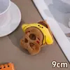 Venda Direta da Fábrica Fofo Desenho Animado Capivara Capivara Headgear Chaveiro Personalizado Divertido Pingente de Bolsa Pingente Grátis