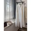 Pantalones de Verano Relajados de Seda y Ramio Frescos Cortos de Pierna Ancha Rectos Casuales Estilo JomiMinimalist Old Money