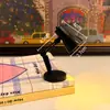 Mini Luminária de Mesa Criativa Lâmpada de Leitura para Quarto de Dormitório Lâmpada de Estudo para Estudante Luz Noturna LED Portátil Decoração de Mesa