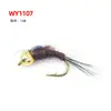 White Egret Fly 2026 Nueva Ninfa Señuelo de Pesca con Mosca Señuelo Artificial Kit para Atar Moscas