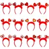 Diadema Corazón Rojo Día de San Valentín Accesorio para el Cabello Fiesta Navideña Decoración para Fotos Atrezo Diadema de Plumas en Forma de Corazón