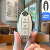 Adecuado para Funda de Llave Nissan Sylphy 14ª Generación Nissan Qashqai Teana Coche X-Trail Tiida Hembra Edificio Lan Jinke Hebilla Carcasa