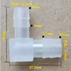 Conector de Manguera en Forma de L Reductor de Plástico Codo con Púas de Diámetro Igual