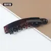 Presilha de Cabelo Banana Estilo Coreano e Japonês Nova Presilha Garra Cruzada Fosca com Dentes para Rabo de Cavalo e Penteado