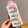 2025 nuevo clip BB de arena movediza de dibujos animados lindo para niños accesorios para el cabello niñas clip para flequillo kulomi tarjeta para el cabello de niñas tocado