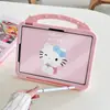Adequado para Capa de Tablet Samsung A11Plus A9 Desenho Animado A7Lite Silicone 360 Capa Protetora Portátil Arco-Íris Kt Cat Novo