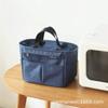 Bolsa de almuerzo portátil gruesa de papel de aluminio de gran capacidad, bolso de mano para el trabajo, bolsa grande para el hombro, bolsa aislante para lonchera