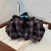 Acessórios de Cabelo de Tecido Outono e Inverno Novo Presilha Nuvem de Cetim Estilo Bubble Clip Ins Presilha Tubarão Princesa Fugitiva Estilo Popular
