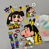 Adesivos Relevo Shin-Chan Desenho Animado 3D Criativo Shin-Chan DIY Caderno Capa de Celular Adesivos Versão Q