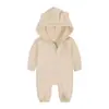 Roupas para bebês masculinas e femininas 0-2 anos em forma de animal macacão de inverno quente para engatinhar roupas de fabricantes atacado