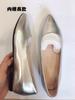 Sapatos de Comissária de Bordo Uniforme HNA Bico Fino Prata Salto Alto Salto Fino Sapatos de Trabalho para Comissários de Voo Sapatos Baixos Sapatos para Madrinhas Casamento Mulheres