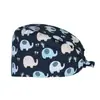 Gorro de Trabajo Dental Oral Gorro de Calabaza Gorro con Estampado de Dibujos Animados para Hospital de Mascotas Gorro Quirúrgico para Doctor y Doctora