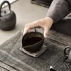 Taza de feria de mano de gres hecha a mano vintage dispensador de té de cerámica gran capacidad taza pública para servir té estilo japonés venta al por mayor