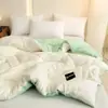 Manta de invierno nueva 2026, engrosada y cálida, adecuada para primavera y otoño, tamaño individual para dormitorios, y se puede usar en todas las estaciones con aire acondicionado