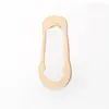 Calcetines de Seda de Hielo Tipo Barco para Mujer Verano Algodón con Orejitas Pequeñas Calcetines de Fondo Antiabrasión Talón Fino del Pie Silicona Boca Baja Calcetines Invisibles para Mujer