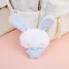 Coelhinho Anjo Fofo Toalha de Conforto Saco de Feijão Pelúcia Pingente Item Adorável de Cura Decoração de Bolsa Presente para Crianças