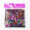 Bolsa de material de relleno DIY de lentejuelas de color mixto estrellas corazón de melocotón luna punto flor de ciruelo láser perlas perladas 50 g/bolsa