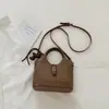 Bolso Cubo Exquisito y Sencillo Nuevo Otoño 2026 para Mujer, Bolso de Hombro Cruzado Color Sólido de Moda para el Trabajo y los Viajes Diarios