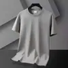 Fábrica Especializada em Exportação Camisetas Masculinas de Manga Curta Cor Lisa Gola Redonda Esportivas Versáteis Casuais Soltas de Manga Curta