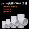 Exportación Más Vendido Transfronterizo Estándar Americano PVC-U Tee de Diámetro Igual Accesorios para Suministro de Agua Sch40 Estándar Americano Tee Accesorios para Tubería de Suministro de Agua