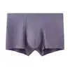 Roupa Íntima Masculina Boxer de Algodão Puro Sem Costura com Grafeno Antibacteriano Respirável Tamanho Grande Calça Jovem