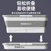 Cubo rectangular plegable para fregona para uso doméstico, Cubo para lavar la fregona, Cubo escurridor de agua, Cubo individual para lavado de autos, Cubeta para fregona