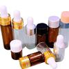Mini Frasco Conta-gotas para Skincare, Perfume, Frasco Spray para Óleo Essencial, Frasco de Amostra para Sementes de Pólen, Frasco com Rolo Micro