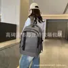 Mochila Escolar de Gran Capacidad para Estudiantes de Secundaria y Preparatoria, Mochila Casual de Viaje, Mochila de Marca de Moda con Estampado de Letras