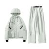 Conjunto de Chaqueta y Pantalones de Nieve Resistentes al Viento y al Agua para Invierno, Estilo Unisex, Talla Grande, Traje de Esquí Engrosado