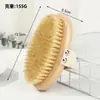 Cepillo de Masaje de Doble Cara Cerdas Bala Cepillo de Baño Corporal Mango de Madera Cepillo de Lufa Nanzhu Hemu Cepillo de Baño