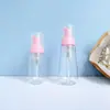 Frasco de Mousse Espuma Cônico Spot 60Ml100Ml Pet Transparente Frasco Espumador Espuma de Limpeza Frasco Portátil Recarregável
