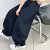 Calças para Meninas Primavera e Outono 2026 Novo Estilo Calças Harem Esportivas para Meninas Calças Casuais Largas para Crianças Maiores Calças Jogger