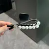 Presilha de Cabelo com Toque de Luxo, Presilha Grande de Tubarão para a Parte de Trás da Cabeça, Grampo de Cabelo com Laço para Penteados Presos, Adequado para Cabelos Grossos