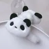 Lindo Pinza para el Cabello de Peluche de Panda para Mujer, Pasador de Dibujos Animados para la Parte Trasera de la Cabeza, Accesorio para el Cabello, Pinza para el Cabello, Tocado