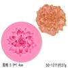 Molde de Silicona Rose Flip Sugar Hoja de Arce Peonía Clavel Decoración de Pastel Seco Elaboración de Pasta Utensilios para Hornear