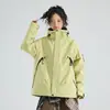Set de dos piezas desmontable 3 en 1 para mujer Chaqueta cortavientos para exteriores Traje de montañismo de talla grande repelente al agua para hombre