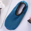 Meias de chão para centro de educação infantil outono e inverno, meias com acolchoamento de veludo, antiderrapantes, quentes, meias de yoga