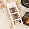 Qiyue Transfronterizo tamaño pequeño marrón Pasador Alto Cola de Caballo Disco de Cabello Pinza Pequeña de Agarre Cabello Pinza de Tiburón Accesorios para el Cabello