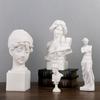 Figura Estatua Mitología Griega Nórdica Venus Chin Adornos Femeninos Arte Estudio Boceto Modelo Artesanías de Resina