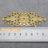 Base de Coroa de Fênix para Noiva Xiuhe Estilo Chinês Material de Ferro Tira Longa Peça de Conexão Peça Oval Oca de Ferro Acessórios
