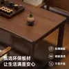 Mesa de té para balcón modelo nuevo 2026, mesa de té pequeña para balcón, nuevo estilo chino, juego de mesa y sillas de té de madera maciza para uso doméstico