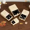 Caja de cajón dorada al por mayor del fabricante caja de almacenamiento de joyería caja de embalaje para colgante anillo caja de embalaje para pulsera collar